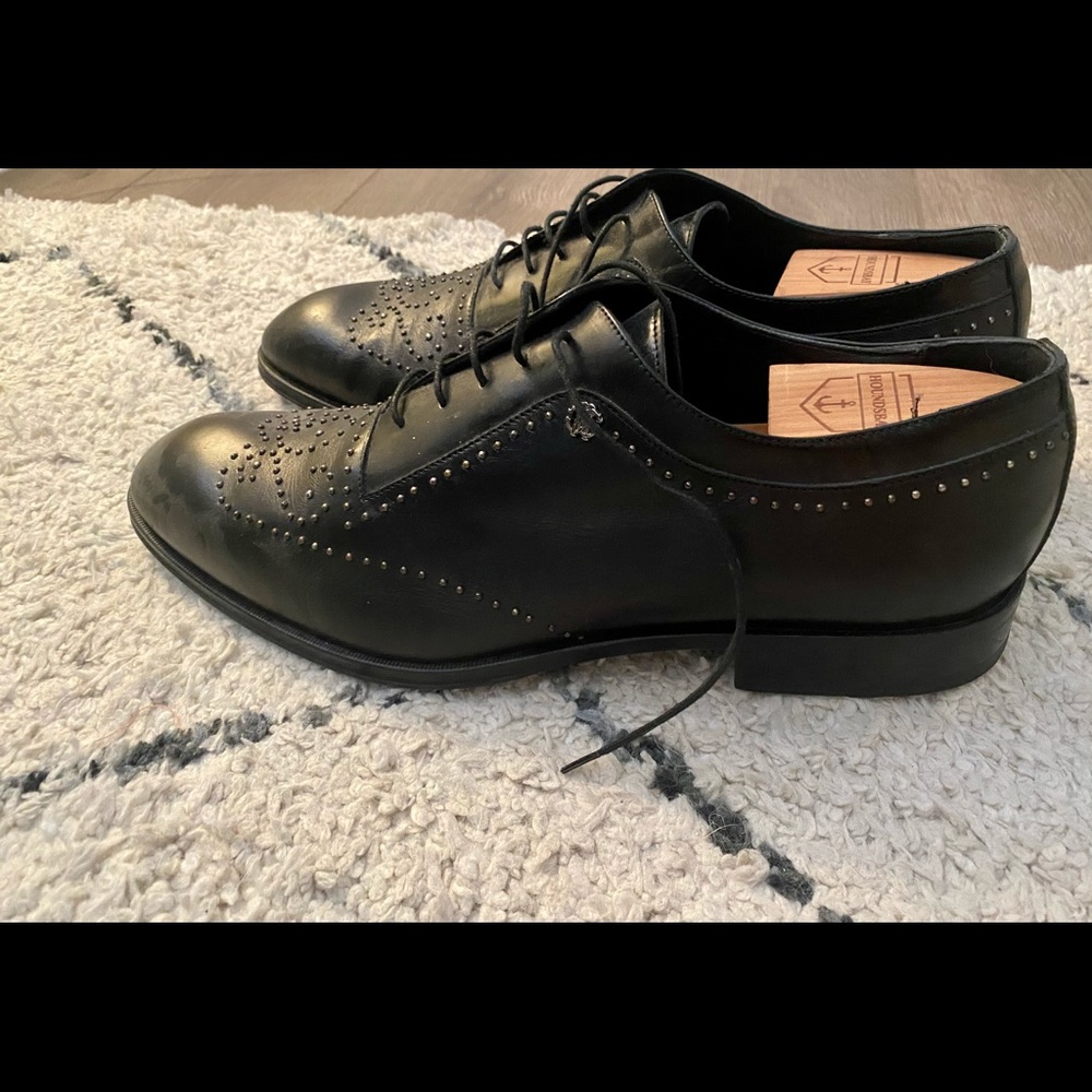 Roberto Cavalli Men’s Wing Tip Lace Up Size 11